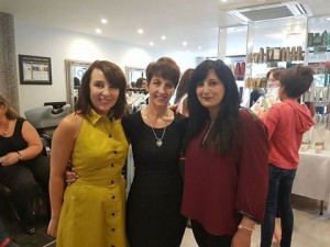 Jacqui Marola, Anma Kennedy and Mala Thapar  at JAM HAIR Croydon charity event 