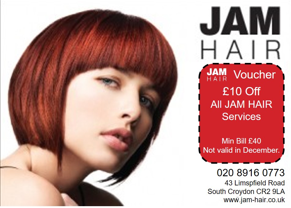 newcustomervoucher Hair Salon Croydon JAM