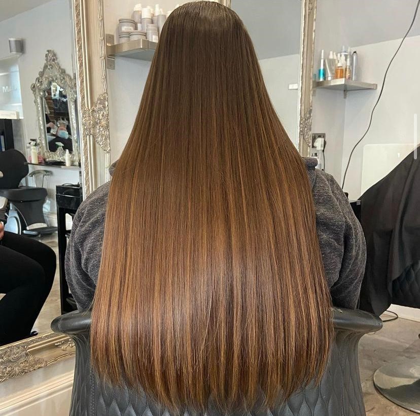 Full Head Darkest Brown Tape Extensions